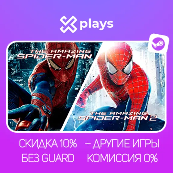 THE AMAZING SPIDER-MAN + 2 + GAMES | NO GUARD | WARRANTY 1 YEAR | STEAM
