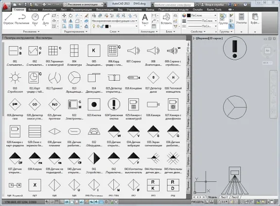 Access control systems symbols