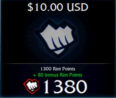 Riot Points League of Legends (USA) - Выгодный курс