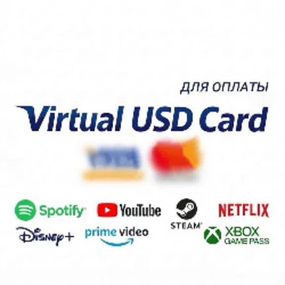 Buy USD/EUR CARD Works Everywhere 1-500$