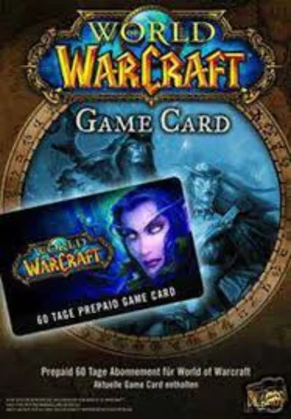 WOW WORLD OF WARCRAFT TIME CARD 60 дней EURO + RU