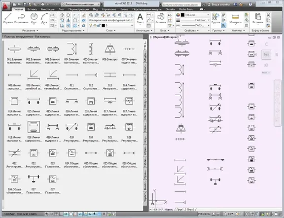 Electronics symbols