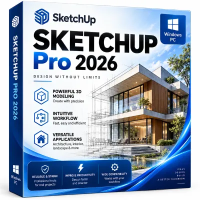 SketchUp Pro 2026 for Windows | Lifetime License | Instant Delivery | Activation Key