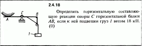 Решение задачи 2.4.18 из сборника Кепе О.Е. 1989 года