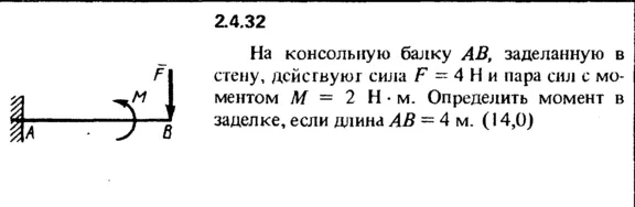 Решение задачи 2.4.32 из сборника Кепе О.Е. 1989 года