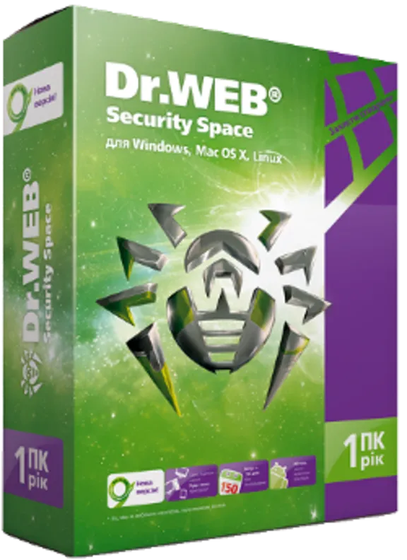 Dr.Web Security Space 1 Год 1 ПК 1моб +150дней REG FREE