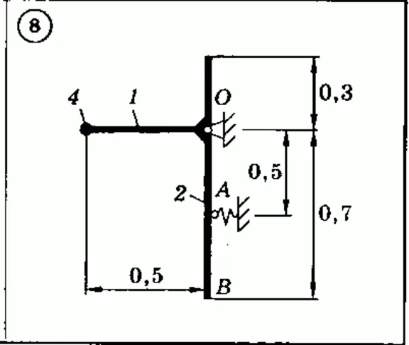 Решение задачи Д7 (задание 2) Вариант 08 Диевский В.А.