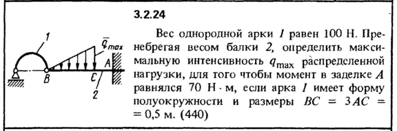 Решение задачи 3.2.24 из сборника Кепе О.Е. 1989 года