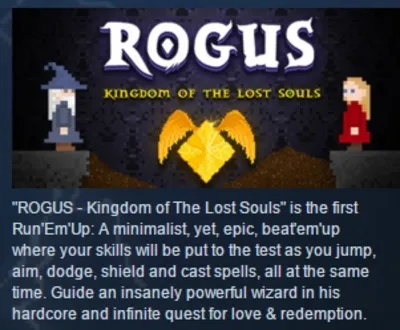 ROGUS - Kingdom of The Lost Souls STEAM KEY GLOBAL ROW