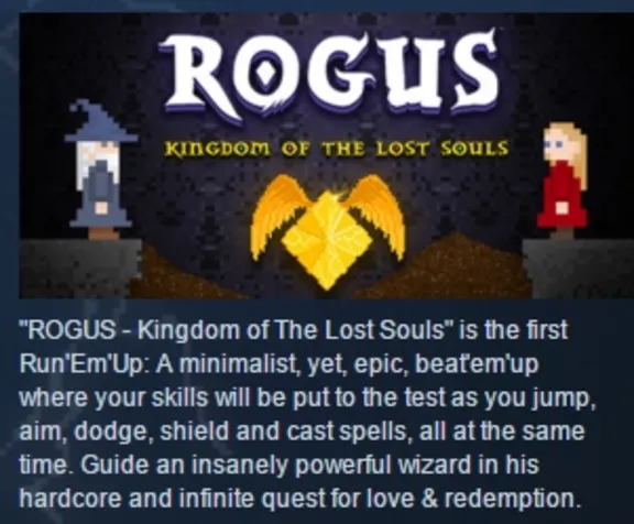 ROGUS - Kingdom of The Lost Souls STEAM KEY GLOBAL ROW