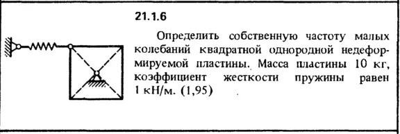 Решение 21.1.6 из сборника (решебника) Кепе О.Е. 1989