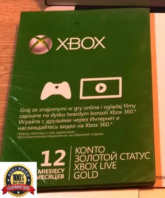 Purchase 12 month Xbox Live Gold Global
