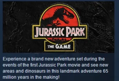 Jurassic Park: The Game (STEAM KEY region free)
