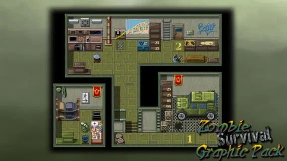 RPG Maker - Zombie Survival Graphic Pack (Steam Key)