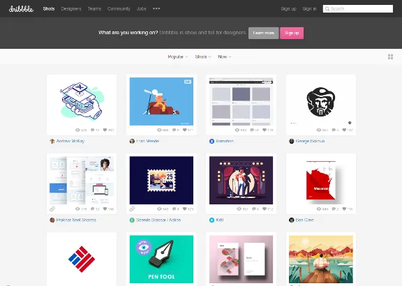 Инвайт (приглашение) на dribbble (Дриббл)