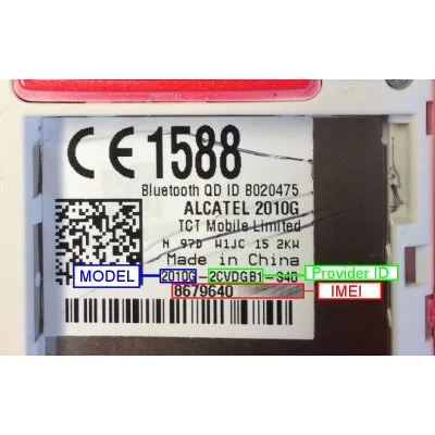 КОД РАЗБЛОКИРОВКИ ALCATEL ONE TOUCH POP 8 P320X