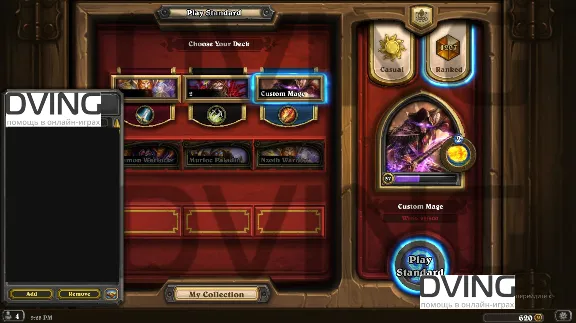 Upgrade your rank in the Hearthstone to LEGENDS!