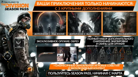 Tom Clancy&acute;s The Division: Season Pass (UBISOFT) GLOBAL