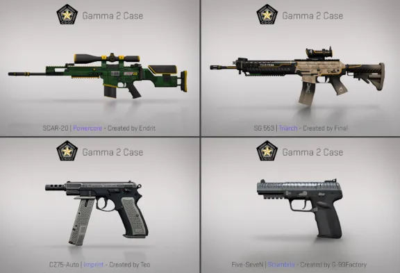 Случайное оружие CS:GO из Gamma 2 case +Скидки