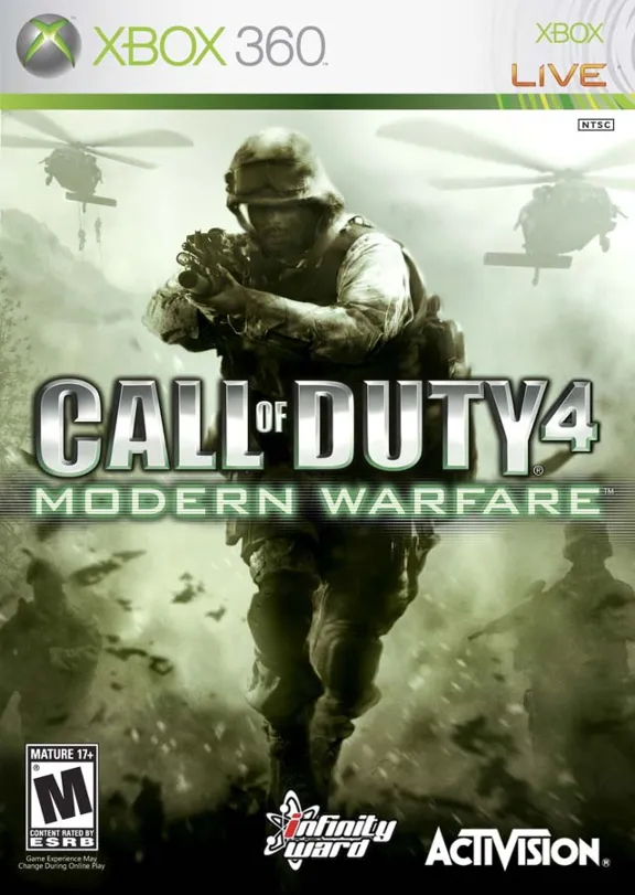 57 XBOX 360 Call of Duty Modern Warfare 1 + Modern Warfare 2 + Modern Warfare 3