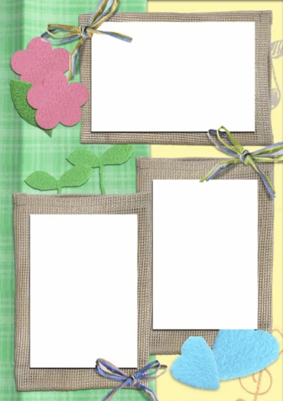 Children&acute;s album Scrapbook - templates for Photoshop.