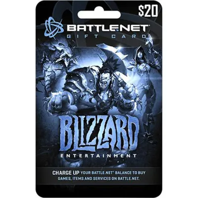 Пополнение Blizzard Battle.net код ваучер карта