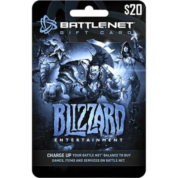 Пополнение Blizzard Battle.net код ваучер карта