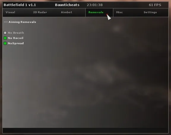 BATTLEFIELD 1 HACK by BauntiCheats.com (1 month)