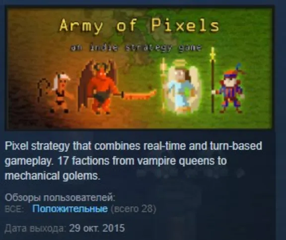 Army of Pixels STEAM KEY REGION FREE GLOBAL
