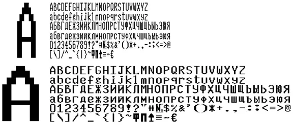 Full set of KKM fonts FELIX-RK (ttf) 16 pcs ver. 1-8