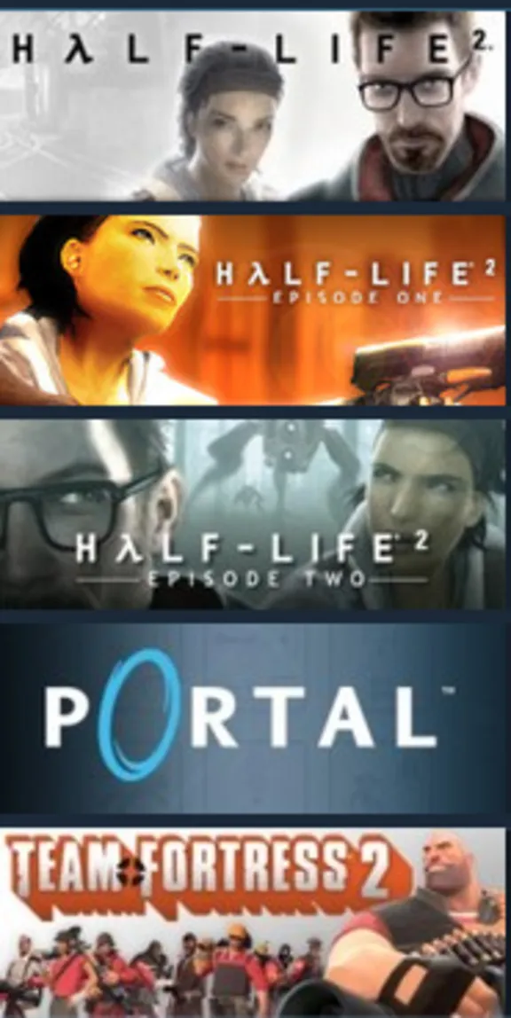 THE ORANGE BOX: 5 ИГР(HALF LIFE 2 + TF2+PORTAL)STEAM