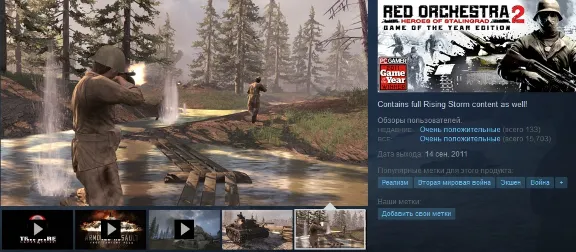 Rising Storm + Red Orchestra 2 (Steam gift GLOBAL)