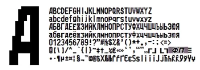 Полный набор 4 шрифтов ККМ ШТРИХ-МИНИ-ФР(ttf)