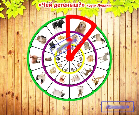 Чей детеныш? круги Лиллуя эл.макеты