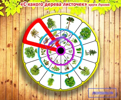 С какого дерева листочек?" круги Луллия эл. макеты