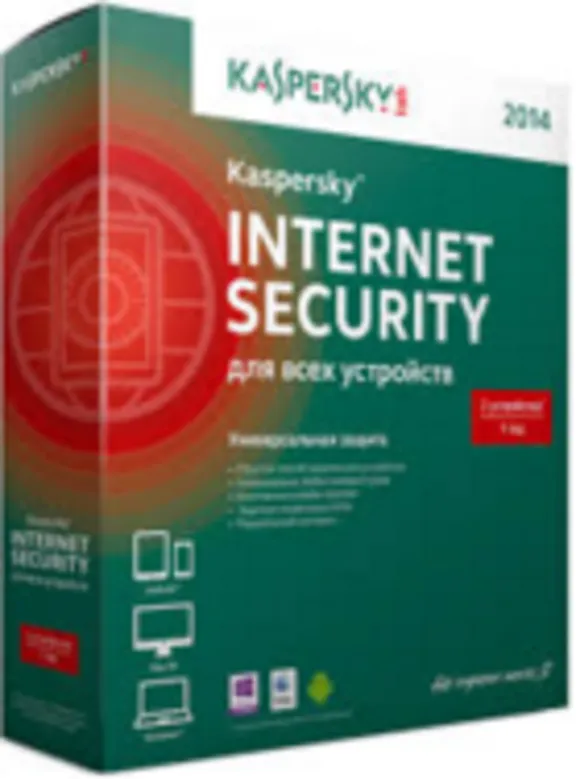Kaspersky Internet Security 2021 - ключ 1год/2ПК РОССИЯ