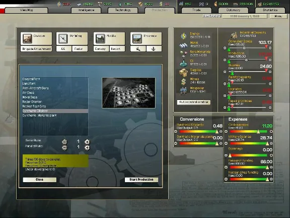 Arsenal of Democracy: A Hearts of Iron Game (STEAM)