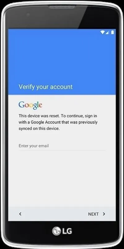 LG FRP unlocks Google account unlock screen block