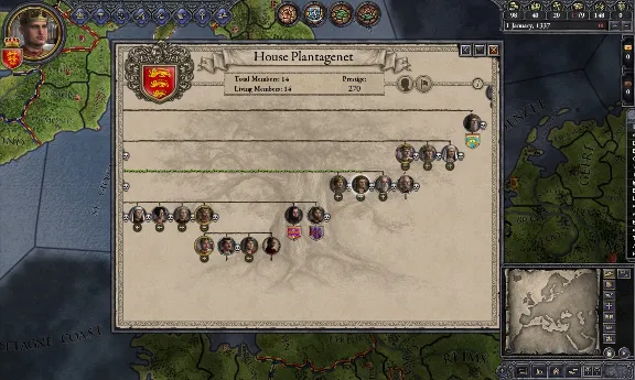 Crusader Kings II Dynasty Shield (steam key)