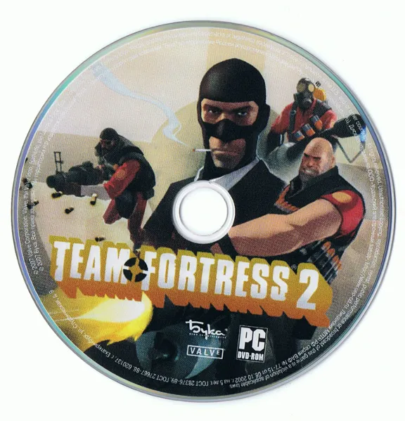 Team Fortress 2 ключ для Steam. Скан ключа от Буки.