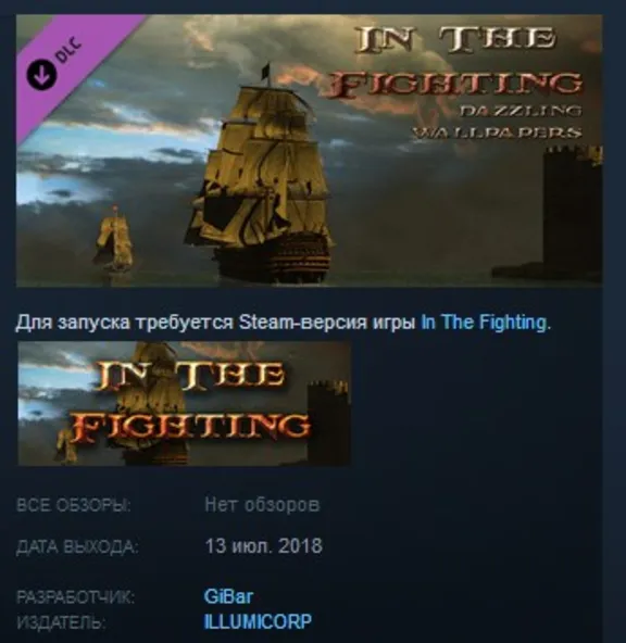 In The Fighting Dazzling Wallpapers STEAM KEY DLC REGION FREE GLOBAL