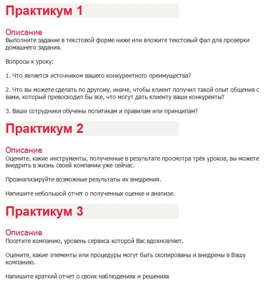 Бизнес-практикум Синергия (Первоклассный сервис)
