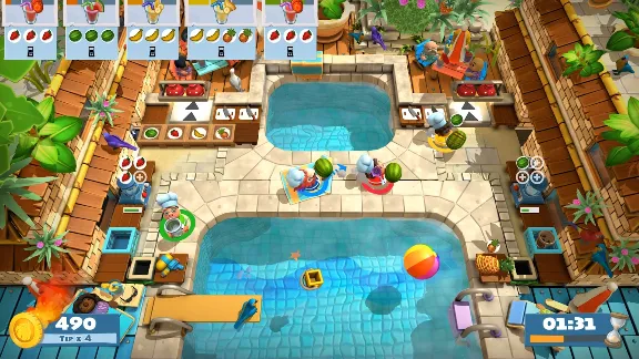 Overcooked! 2 - Surf &acute;n&acute; Turf (Steam) @ Region free