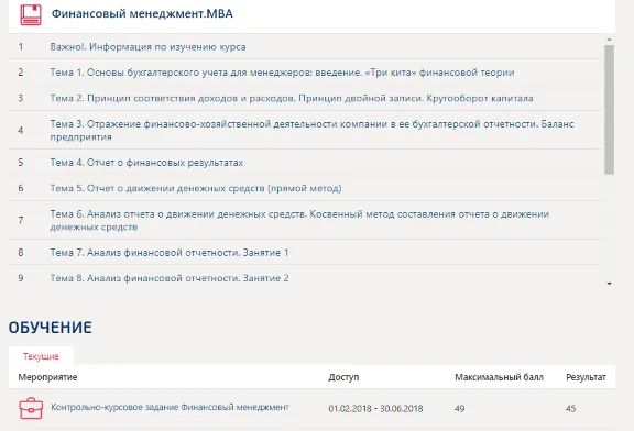 Контрольно-курсовое задание Финансовый менеджмент