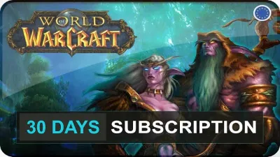 World of Warcraft Time Card 30 дней Европейская версия