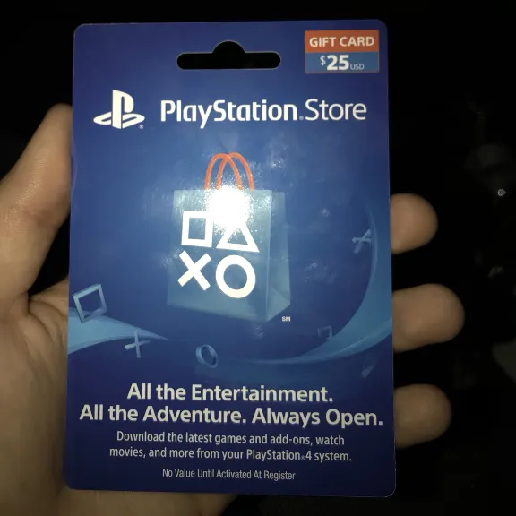 PSN Gift Card Code USA $25 для PS4, PS3, PS Vita