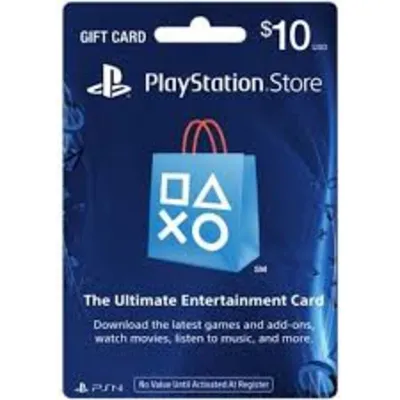 PLAYSTATION NETWORK CARD PSN 10$ USD (USA)
