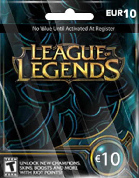 League of Legends 10 Euro Card EU West