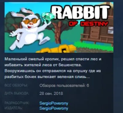 Rabbit of Destiny STEAM KEY REGION FREE GLOBAL