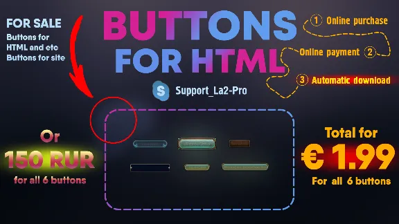 6 new buttons for HTML and etc + new helmet for free!